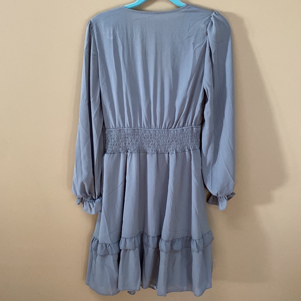 DRESS | dusty blue - Picture 2 of 8